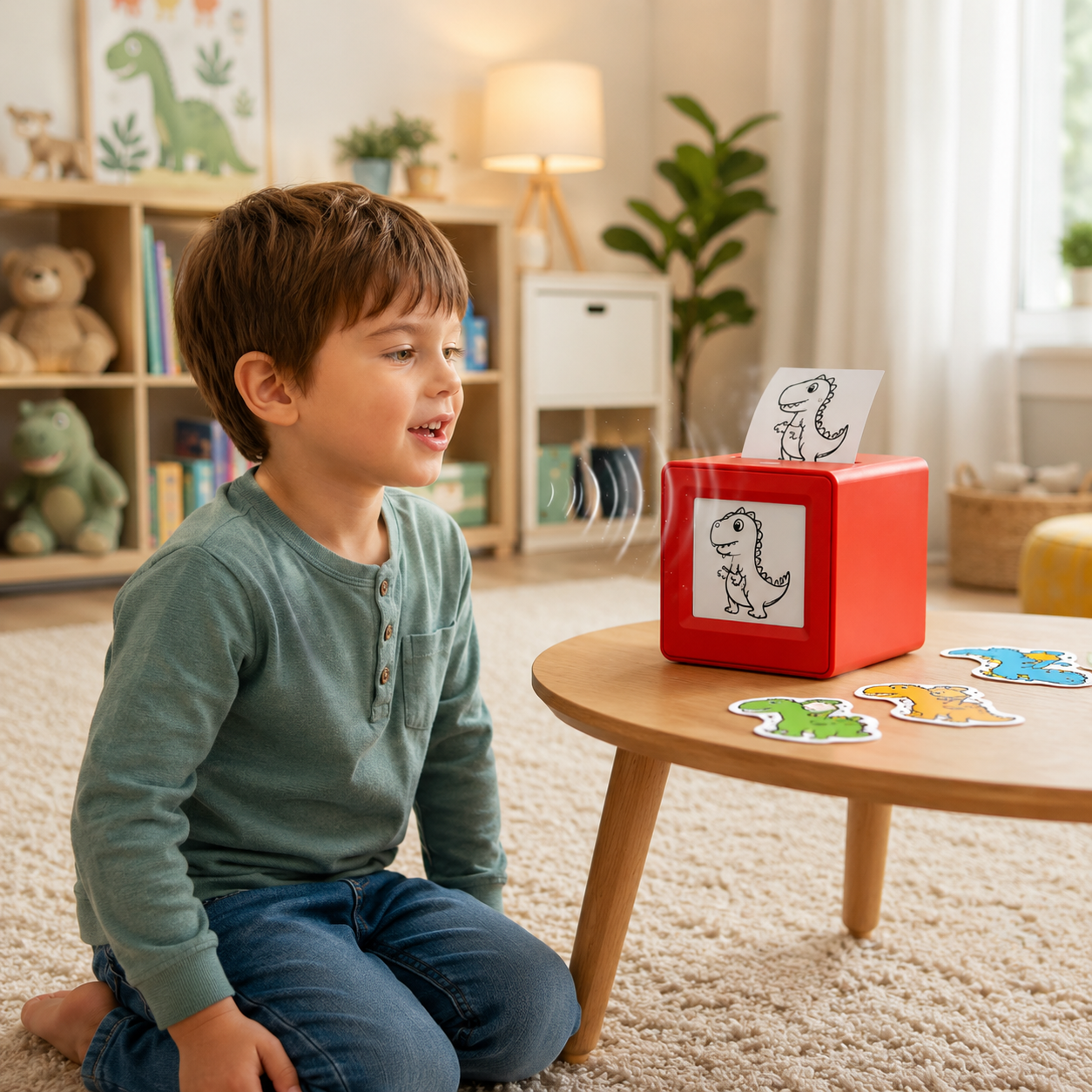 Creative Kids Drawing and Idea Printer with Voice Activation Feature