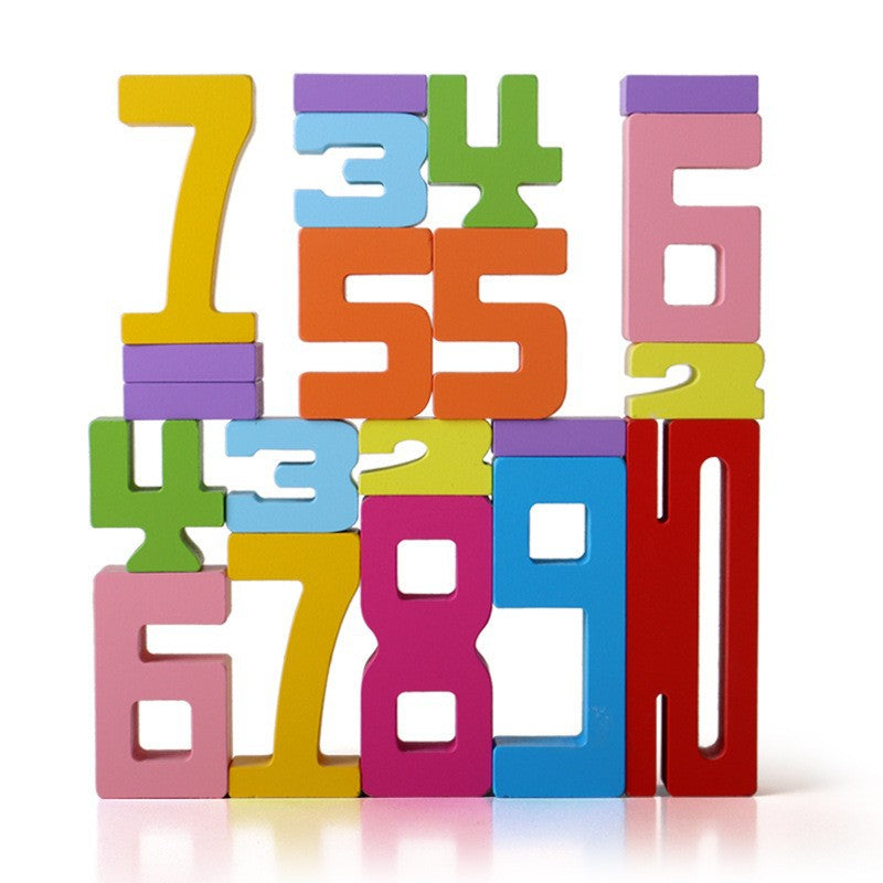 Educational Maths & Number Learning Blocks – Colourful Counting & Stacking Toy for Kids