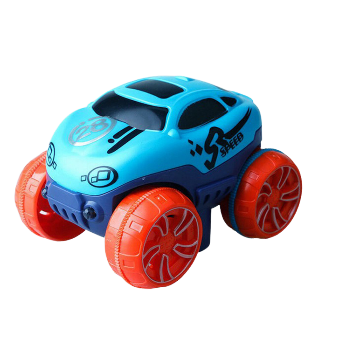 Flexible Anti-Gravity Race Track Set – Stunt Car Racing Toy with LED Lights