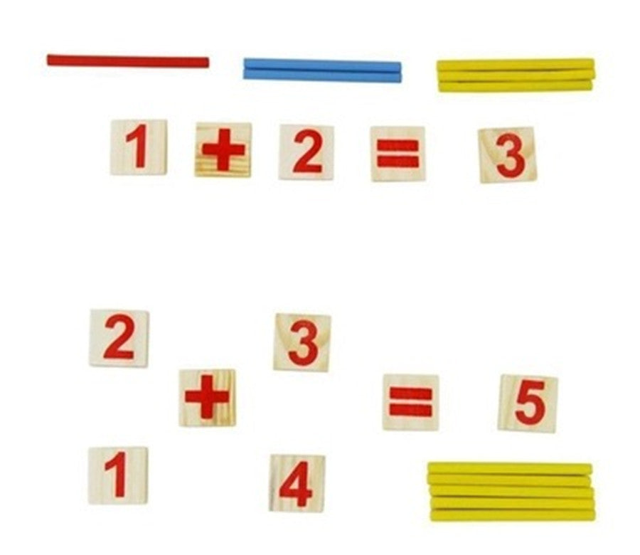 Montessori Wooden Maths Game – Educational Family Learning & Travel Toy