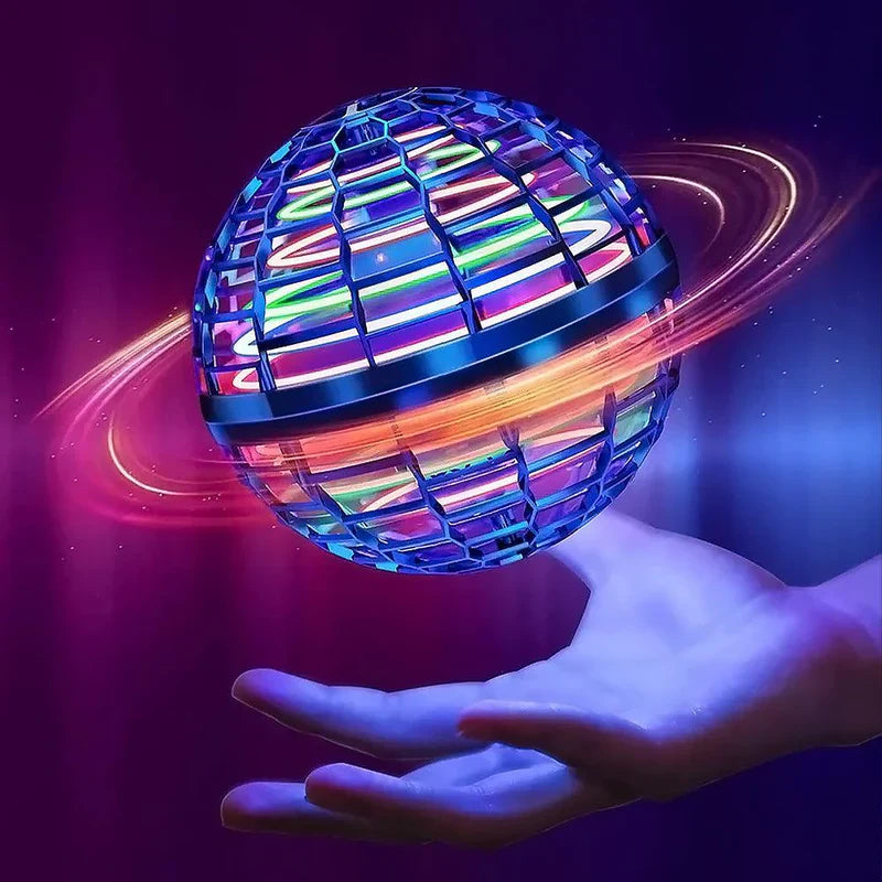 LED Flying Hover Ball – Rechargeable Hand-Controlled Light-Up Toy for Indoor & Outdoor Play