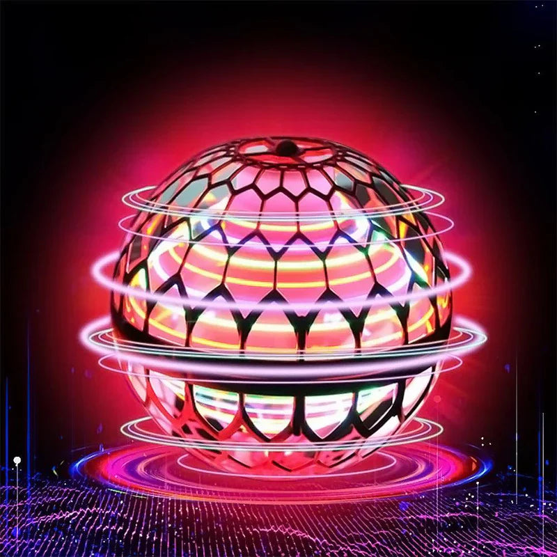 LED Flying Hover Ball – Rechargeable Hand-Controlled Light-Up Toy for Indoor & Outdoor Play