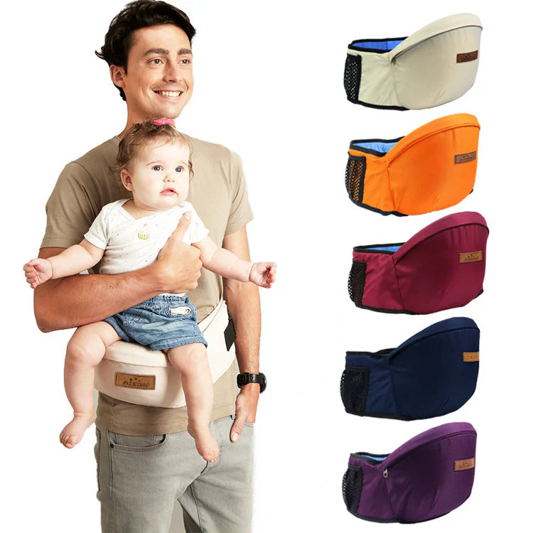 Adjustable Baby Hip Seat Carrier – Ergonomic Toddler Waist Stool Sling (3.2–22.7 kg)