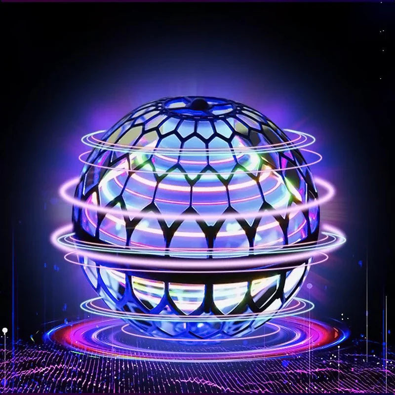 LED Flying Hover Ball – Rechargeable Hand-Controlled Light-Up Toy for Indoor & Outdoor Play