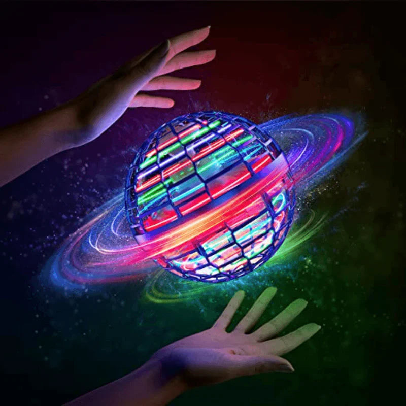 LED Flying Hover Ball – Rechargeable Hand-Controlled Light-Up Toy for Indoor & Outdoor Play