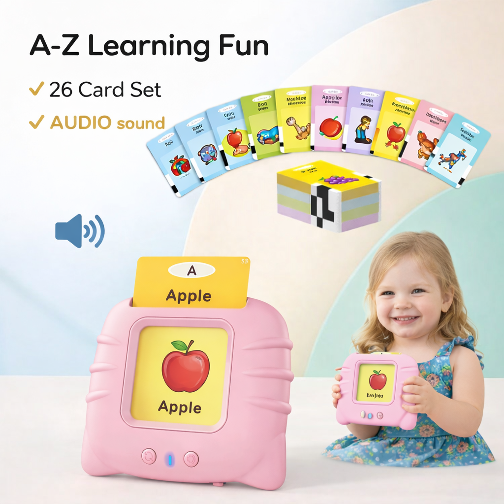 Kids Learning Flash Cards for Early Words and Sound Learning