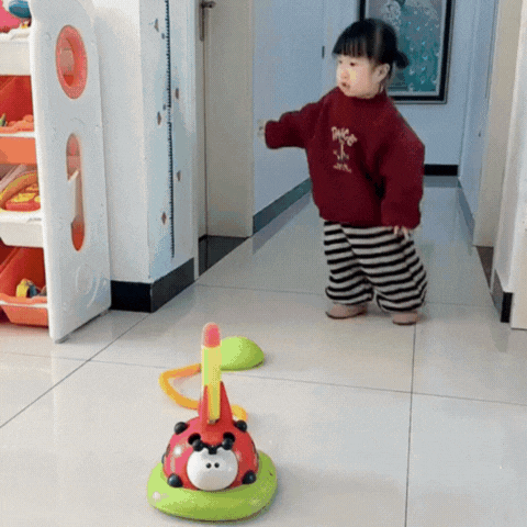 3-in-1 Kids Active Play Set – Jumping, Ring Toss & Rocket Launch Outdoor Game