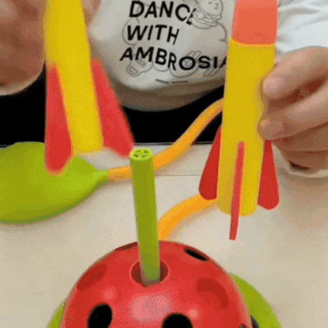 3-in-1 Kids Active Play Set – Jumping, Ring Toss & Rocket Launch Outdoor Game