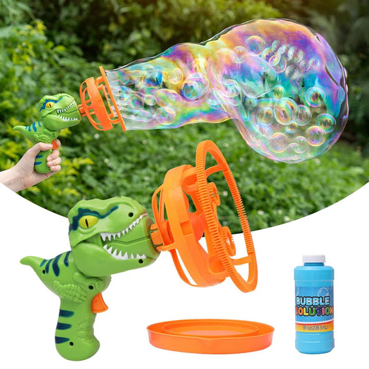 Dinosaur Bubble Gun for Kids – Automatic Bubble Blaster Toy