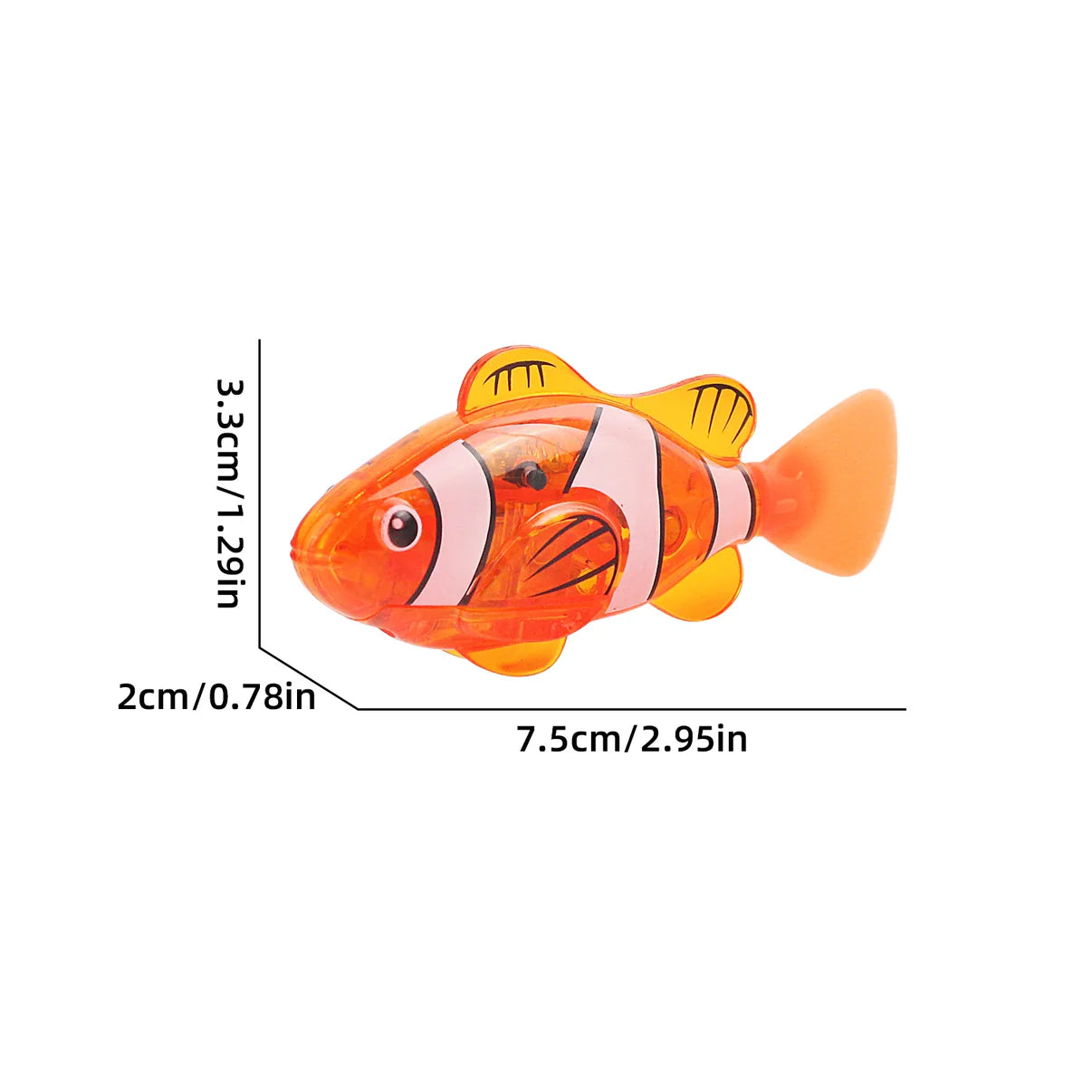 Electronic Swimming Fish Bath Toy – Water Activated Light-Up Pool Toy for Kids