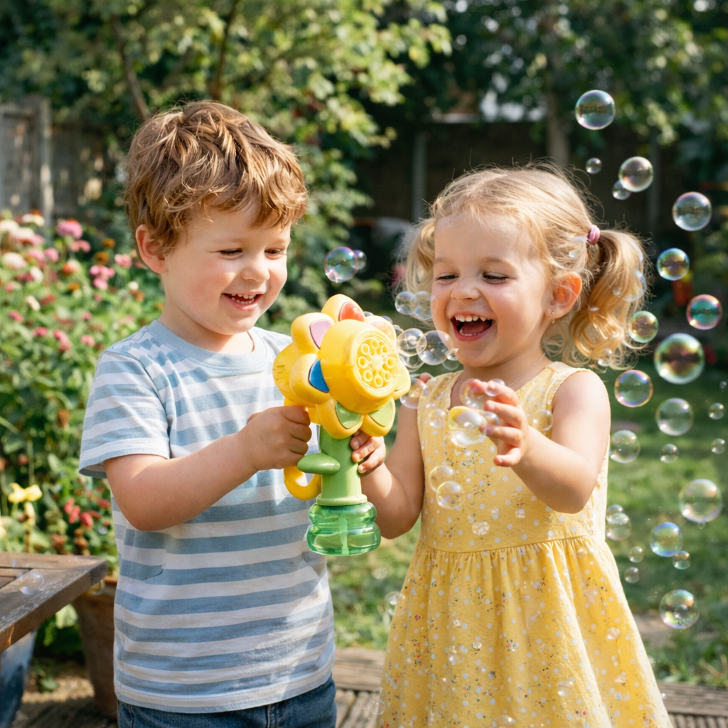 Sunflower LED Bubble Maker For Kids