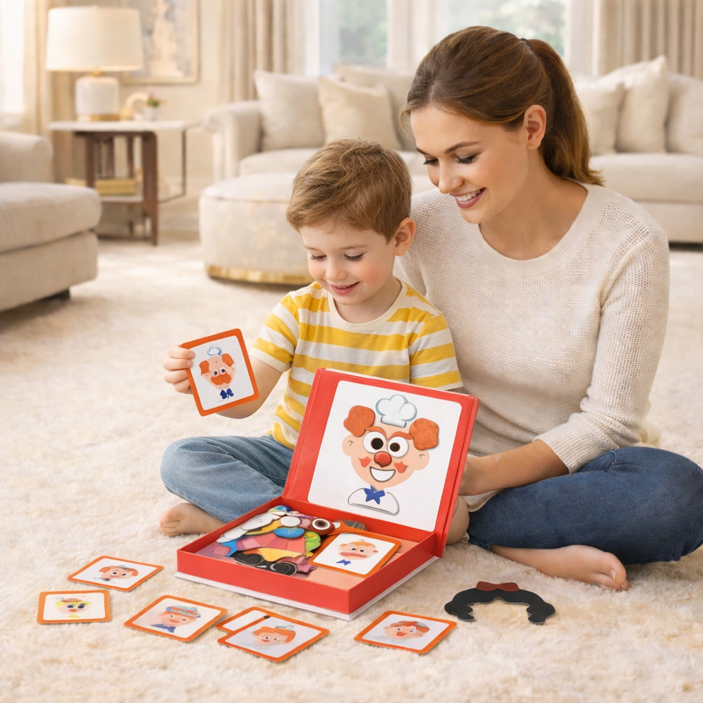 Kids Facial Expression Puzzle Game