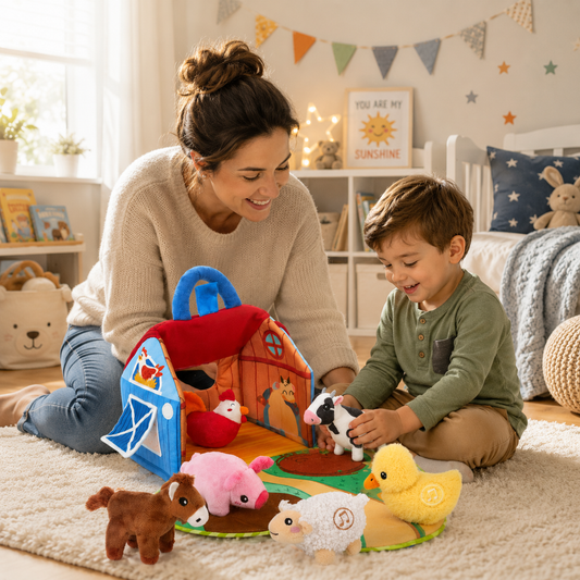 GentleFarm Plush Sound Toy Set