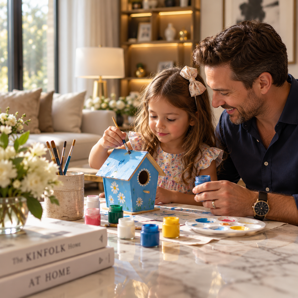 Build & Paint Your Own Birdhouse Kit – Creative Kids Craft Set