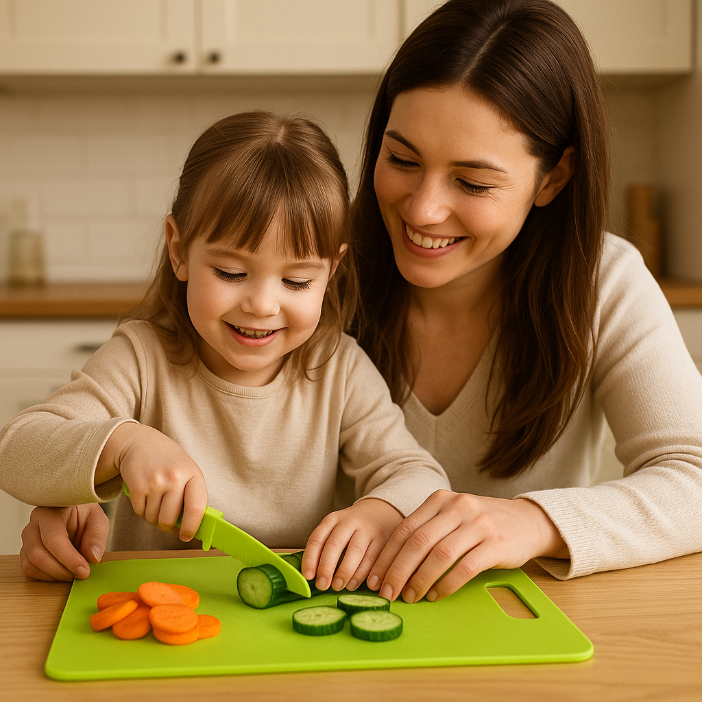 Kids Kitchen Knife Set – Child-Safe Cooking Tool Set for Young Chefs
