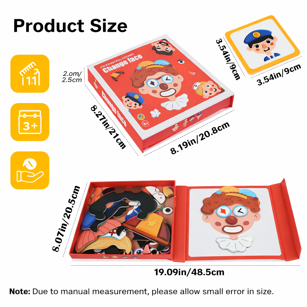 Kids Facial Expression Puzzle Game