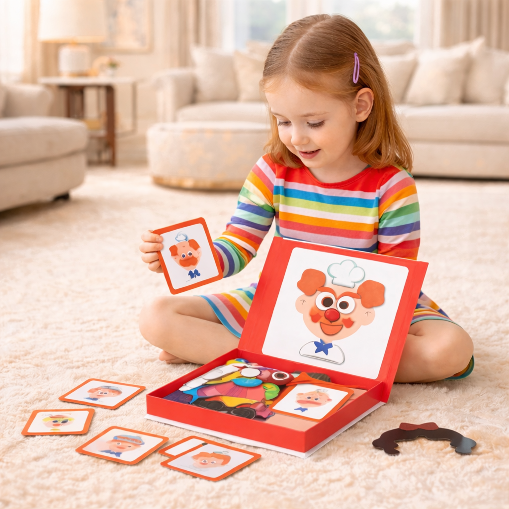 Kids Facial Expression Puzzle Game