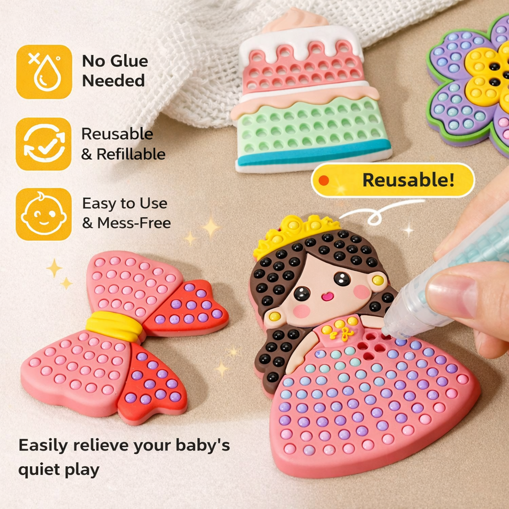 DIY Bead Art Set for Kids