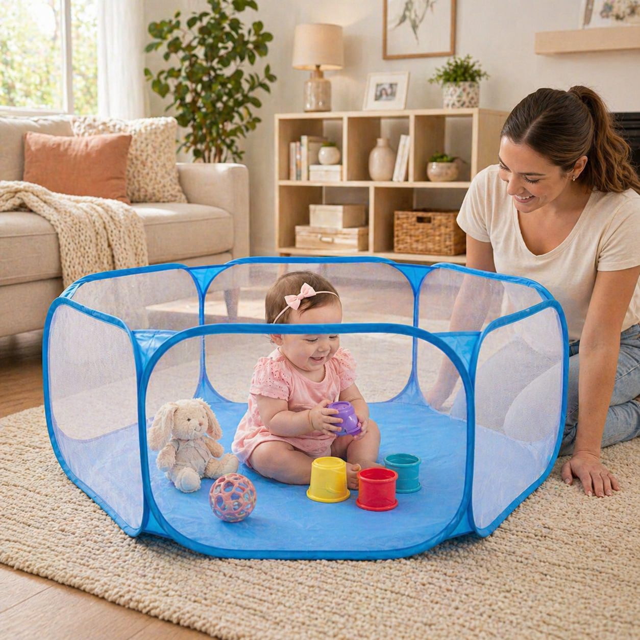 Travel Friendly Foldable Playpen for Kids