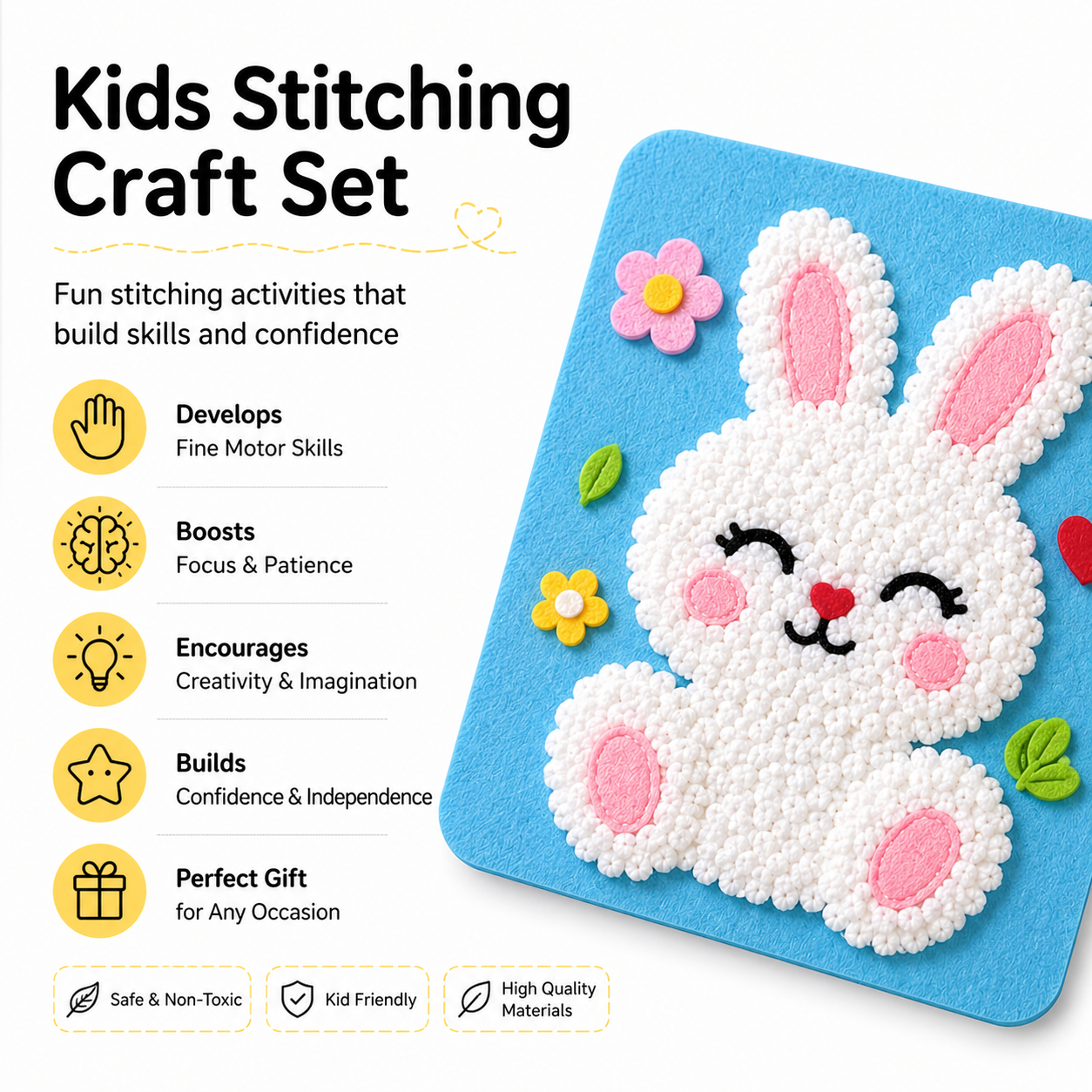 Kids Stitching Craft Set