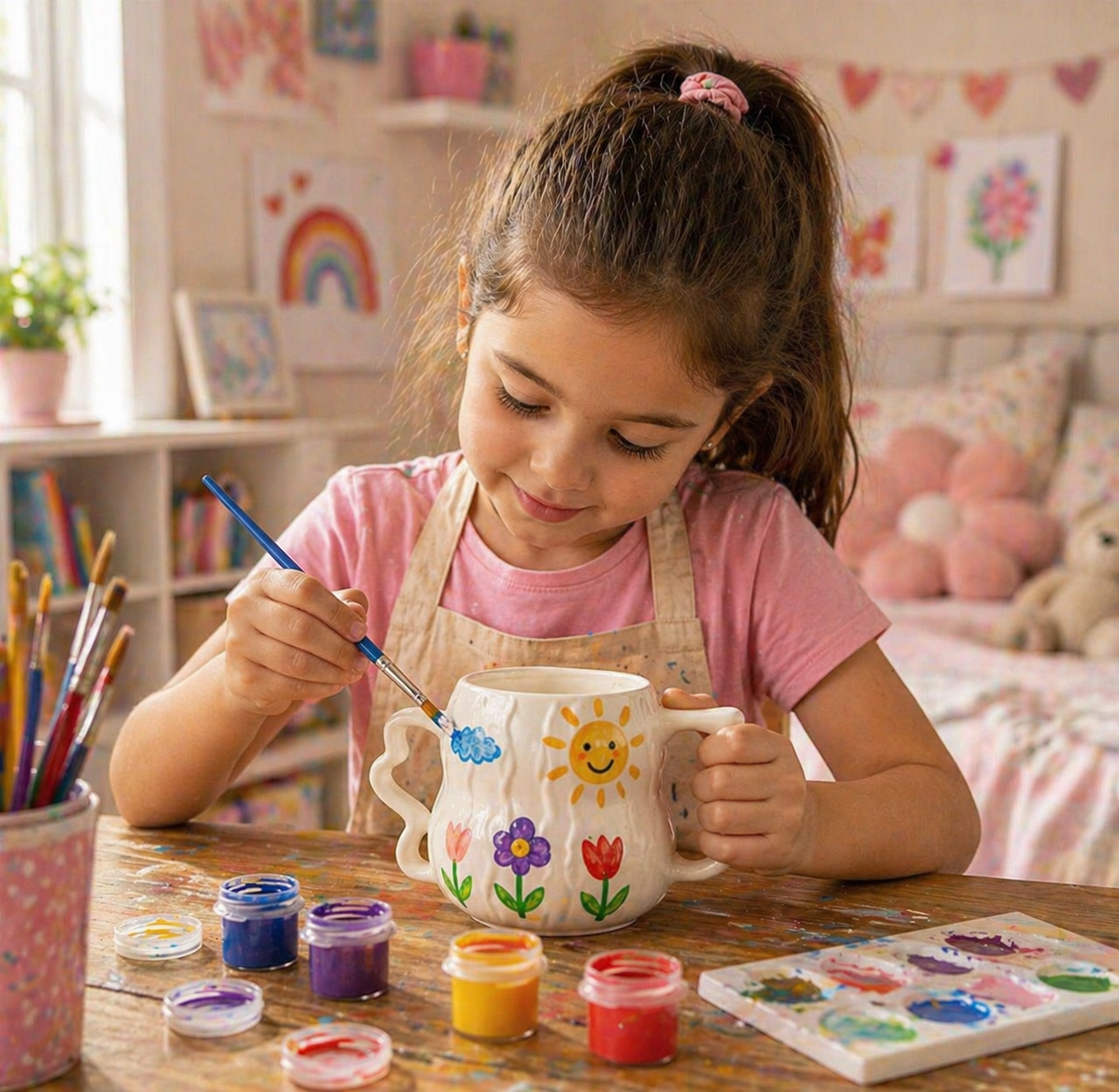 DIY Mug Painting Kit for Kids