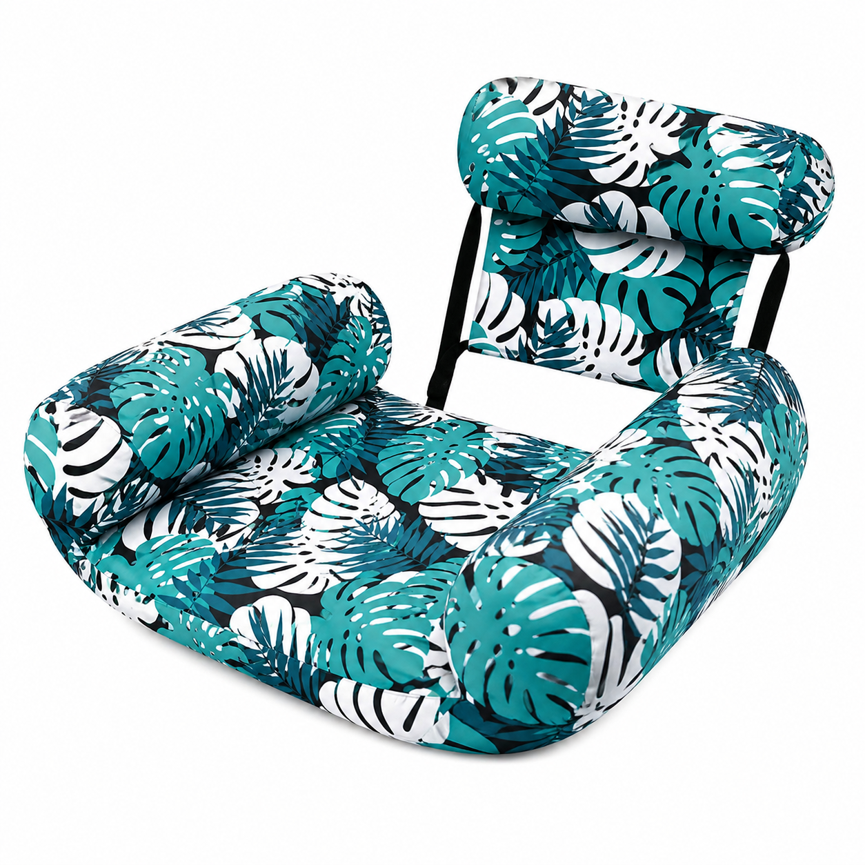 Foldable Inflatable Pool Hammock with Backrest