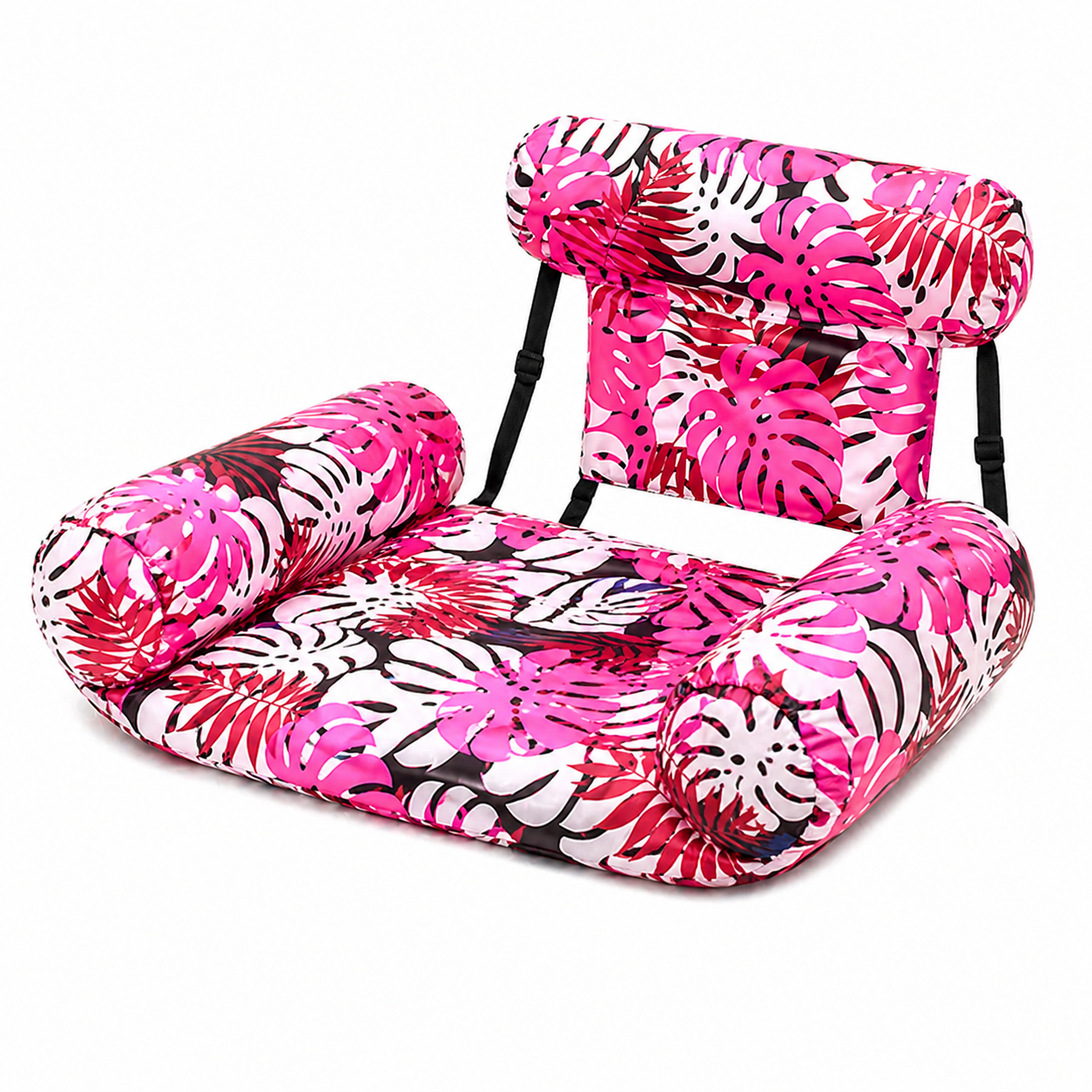 Foldable Inflatable Pool Hammock with Backrest