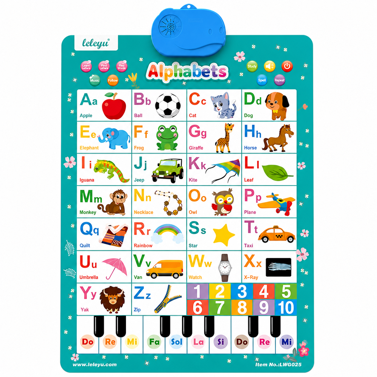 Multi Design Talking English Learning Board for Kids Early Education