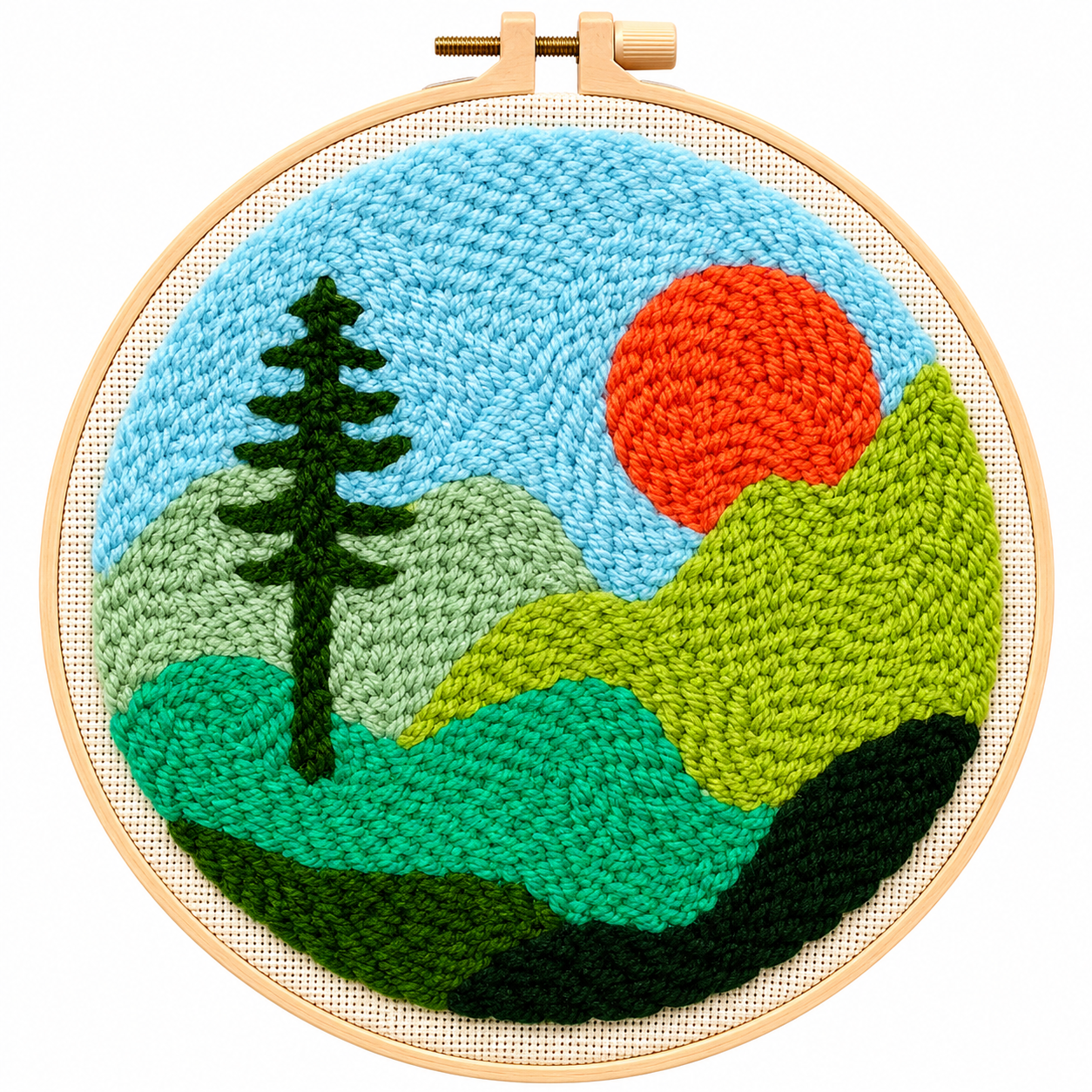 Easy Loop Embroidery Kit for Children & Family Crafting