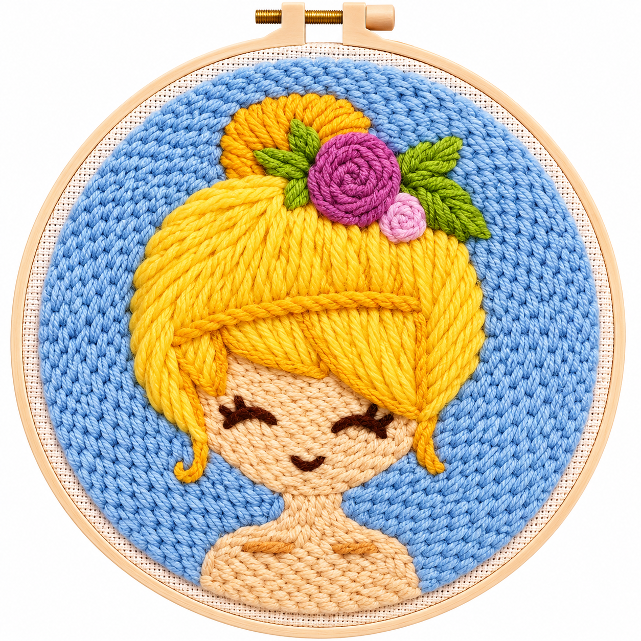 Easy Loop Embroidery Kit for Children & Family Crafting
