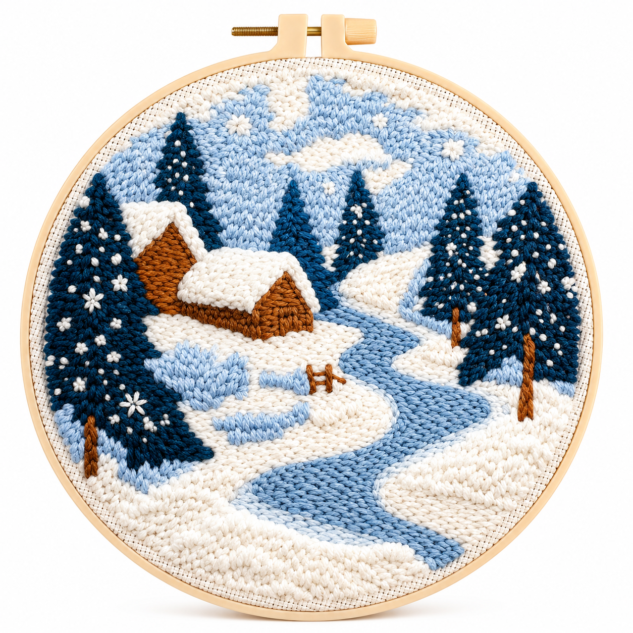 Easy Loop Embroidery Kit for Children & Family Crafting
