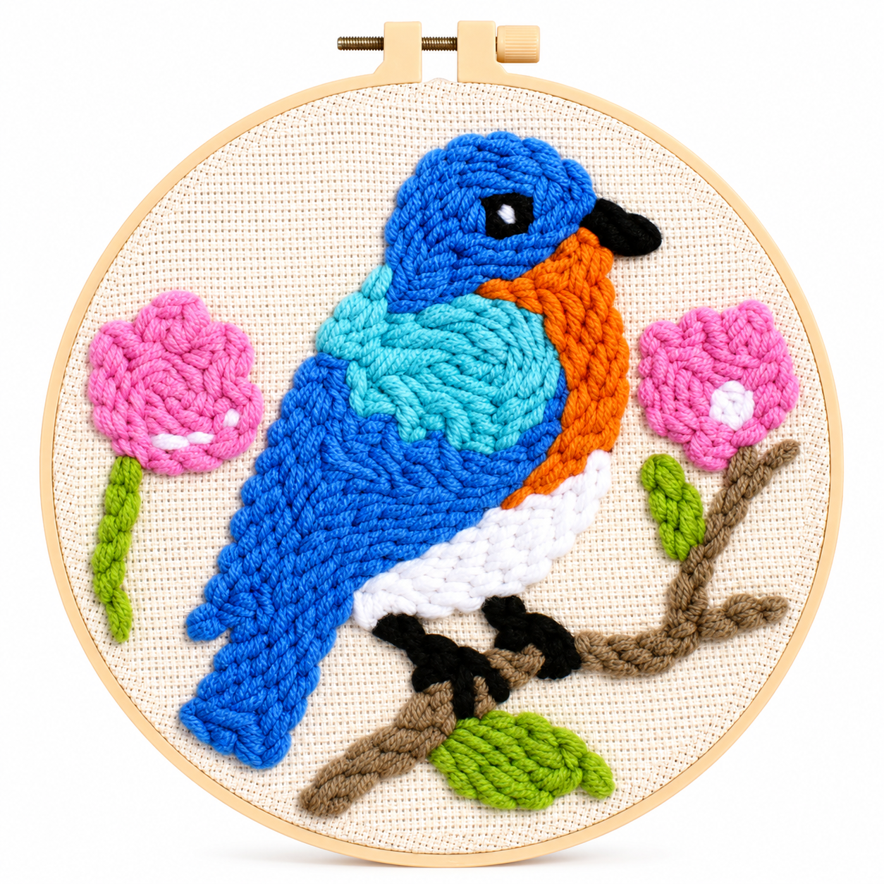 Easy Loop Embroidery Kit for Children & Family Crafting