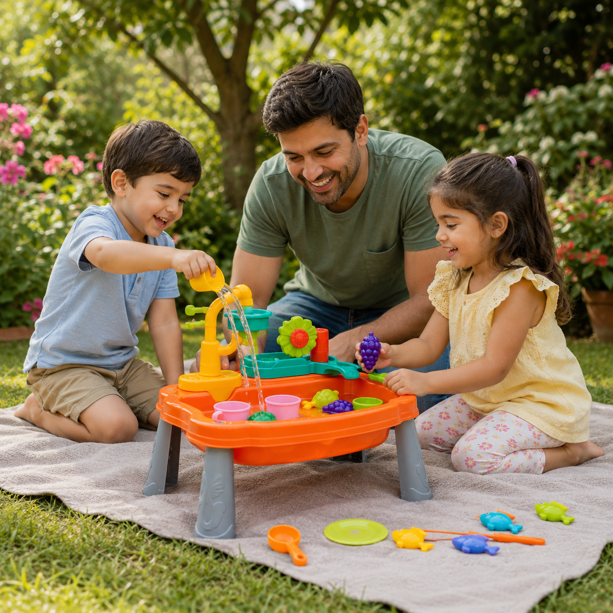 Kids Water Play Sink with Running Water