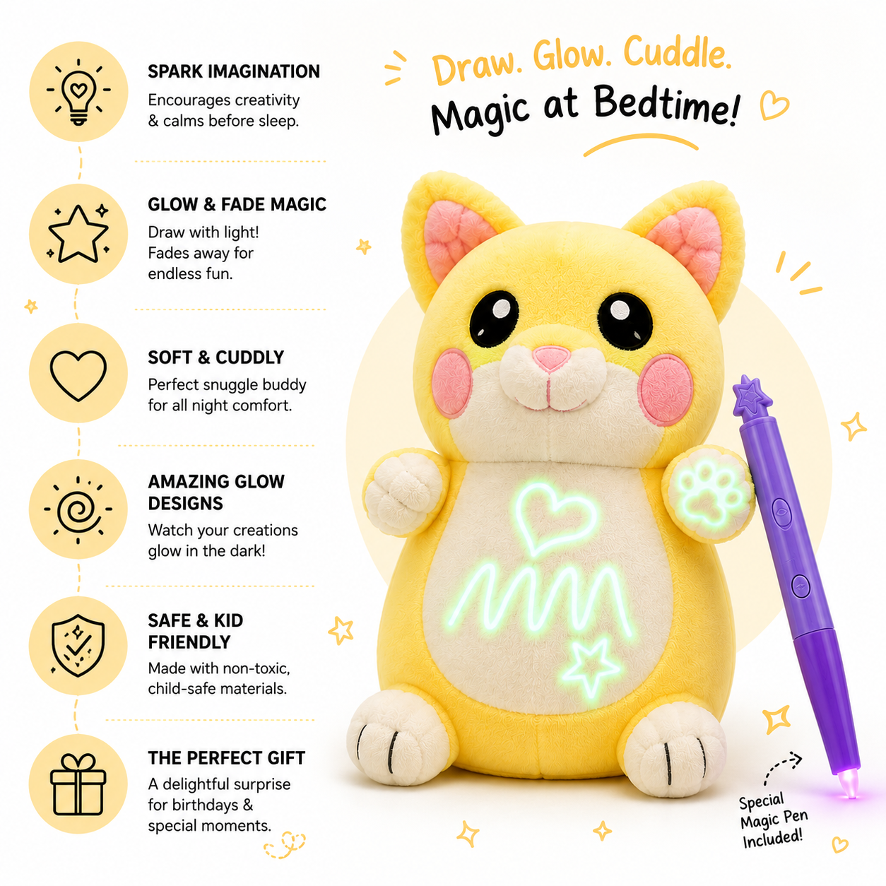 GlowNest Creative Cuddle Toy