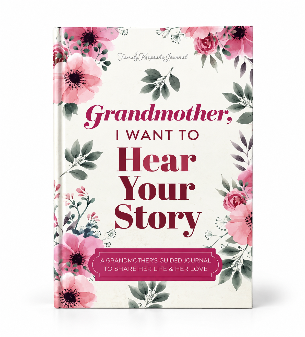 Family Story Journal – Guided Keepsake Book for Mum, Dad, Grandma & Grandpa