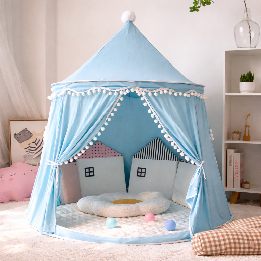 Children’s Cotton Canvas Teepee Tent