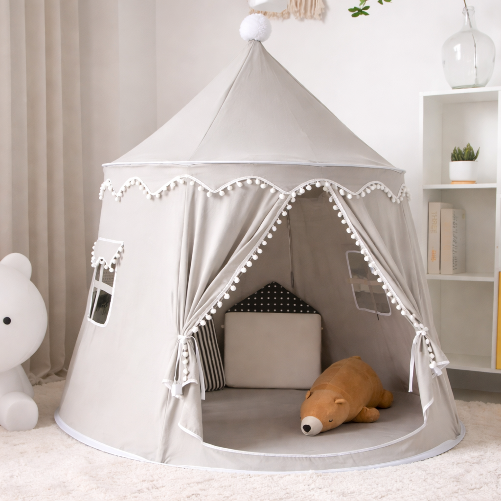 Children’s Cotton Canvas Teepee Tent
