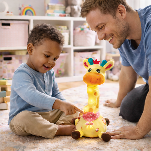 Interactive Dancing Giraffe Toy with Music & Lights for Toddlers
