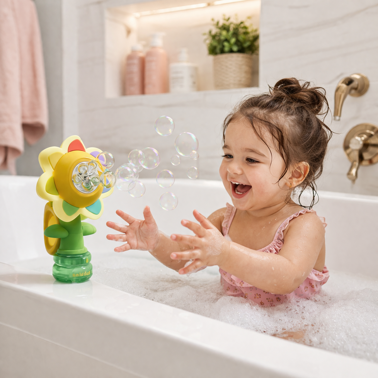 Sunflower LED Bubble Maker For Kids
