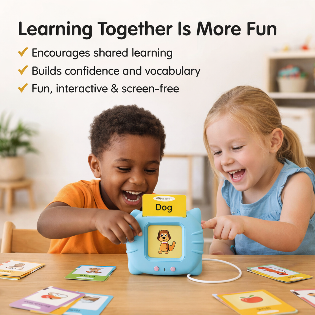 Kids Learning Flash Cards for Early Words and Sound Learning
