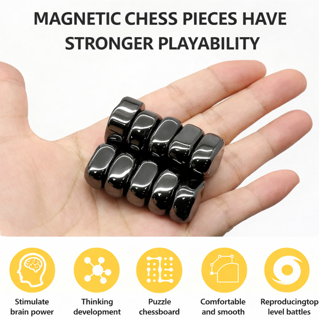 Portable Magnetic Chess Board Set