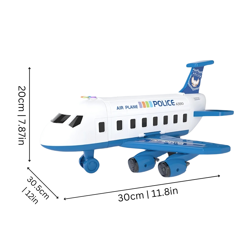 Transforming DIY Aeroplane Toy – Interactive Building Playset with Music & Learning Features