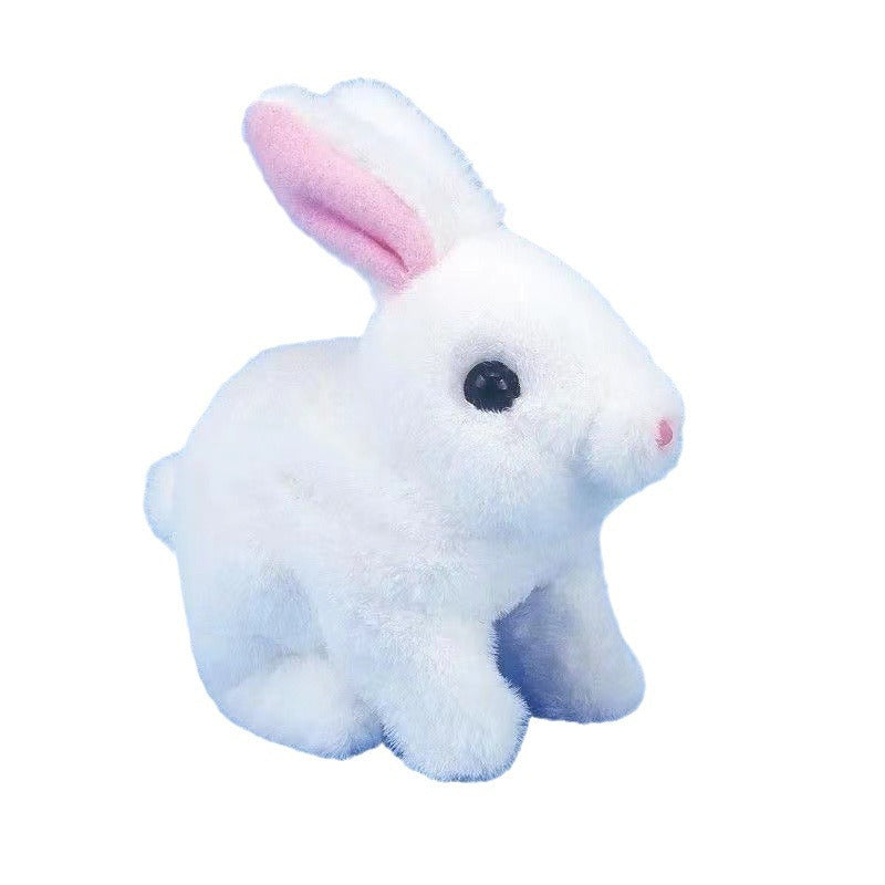Hopping Plush Bunny Toy – Battery Operated Soft Rabbit with Realistic Movement