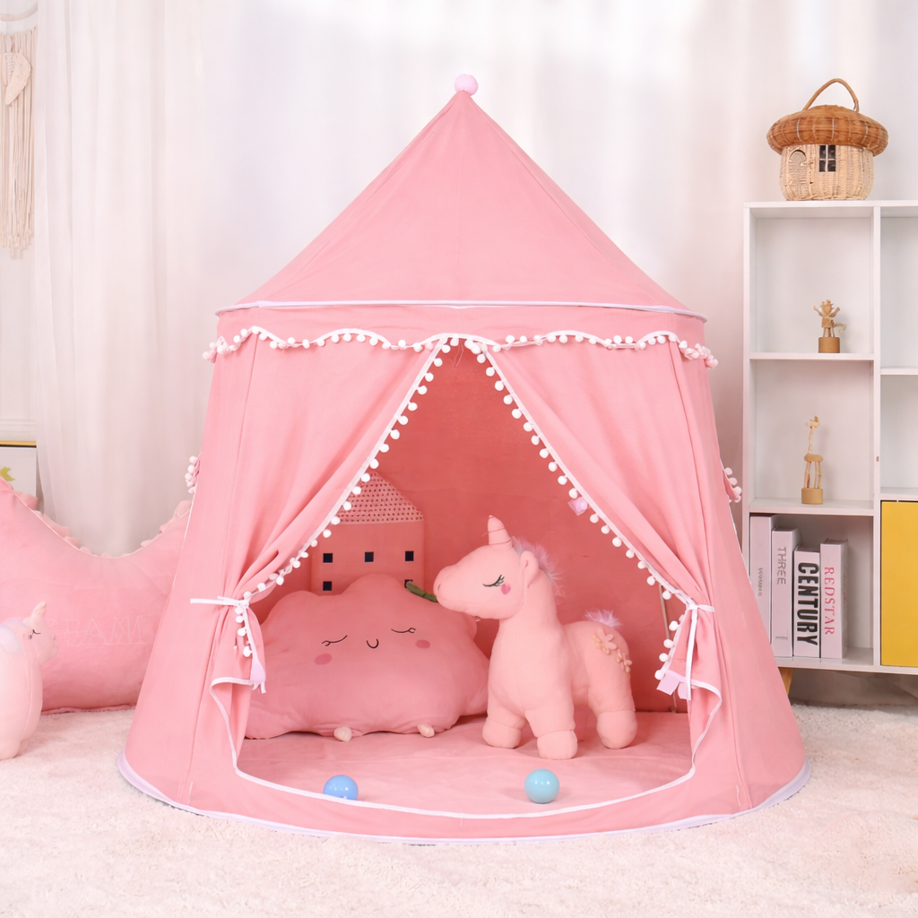 Children’s Cotton Canvas Teepee Tent