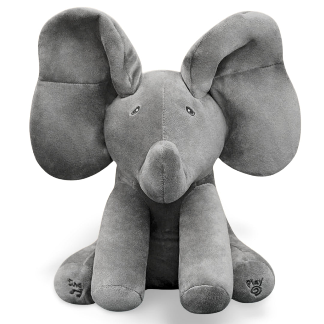 Singing Peekaboo Elephant – Interactive Baby Plush Toy with Music & Moving Ears