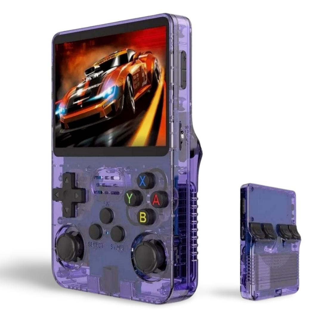 R36S Retro Handheld Game Console – 3.5” IPS Screen, 64GB/128GB Linux Gaming System