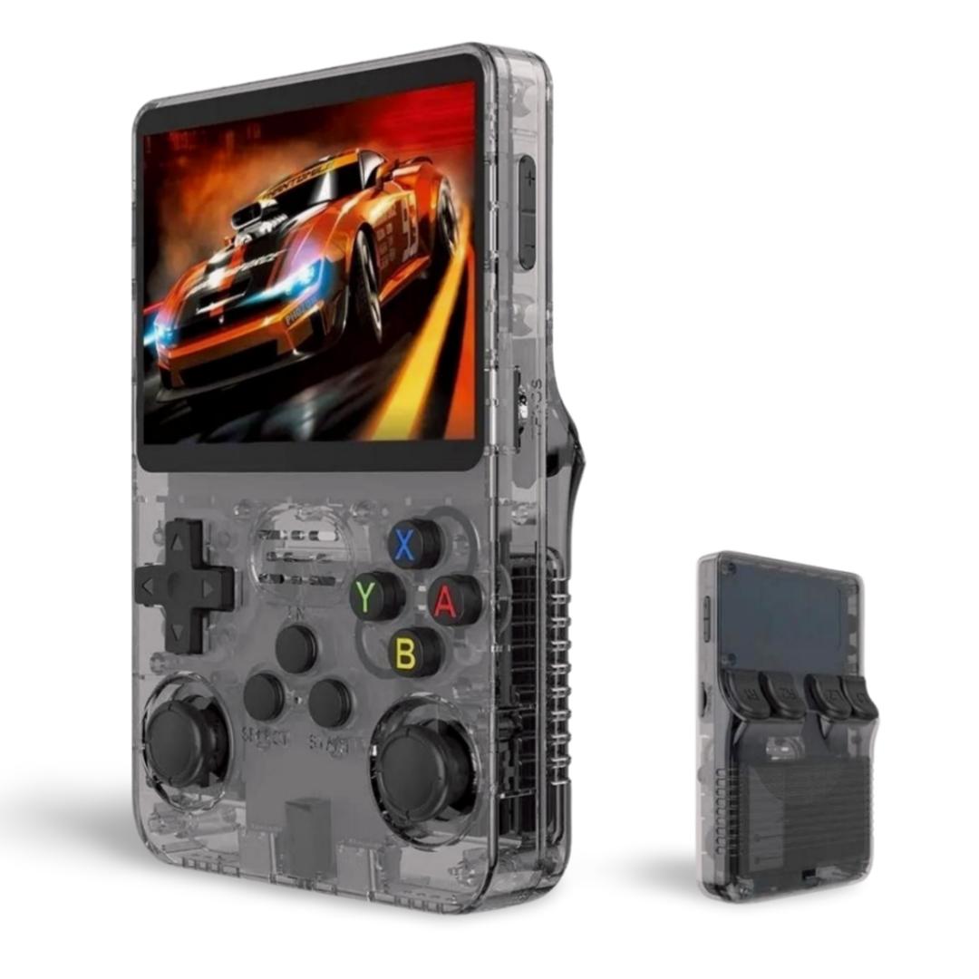 R36S Retro Handheld Game Console – 3.5” IPS Screen, 64GB/128GB Linux Gaming System