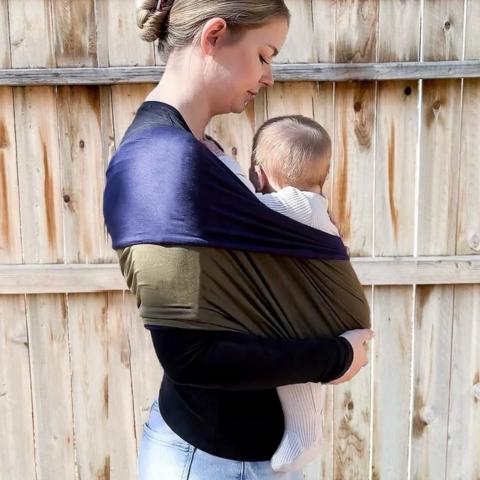 Baby Wrap Carrier – Breathable Infant Sling for Newborns (0–12 Months)