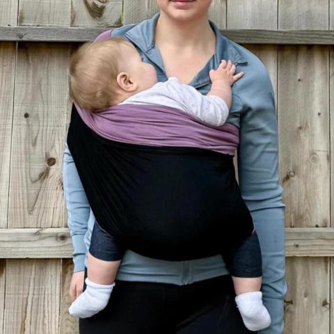 Baby Wrap Carrier – Breathable Infant Sling for Newborns (0–12 Months)