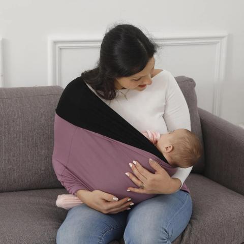 Baby Wrap Carrier – Breathable Infant Sling for Newborns (0–12 Months)